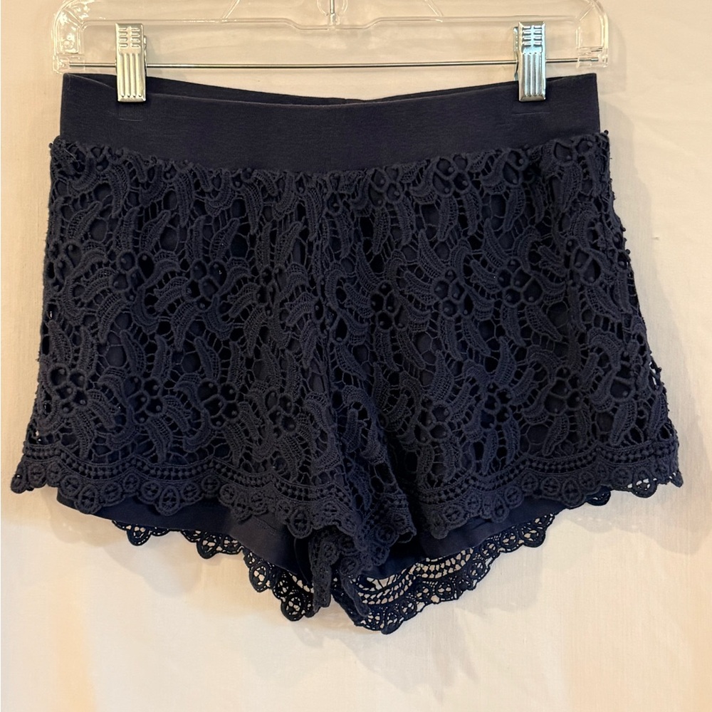 Lilly Pulitzer Midnight Blue Lace Shorts